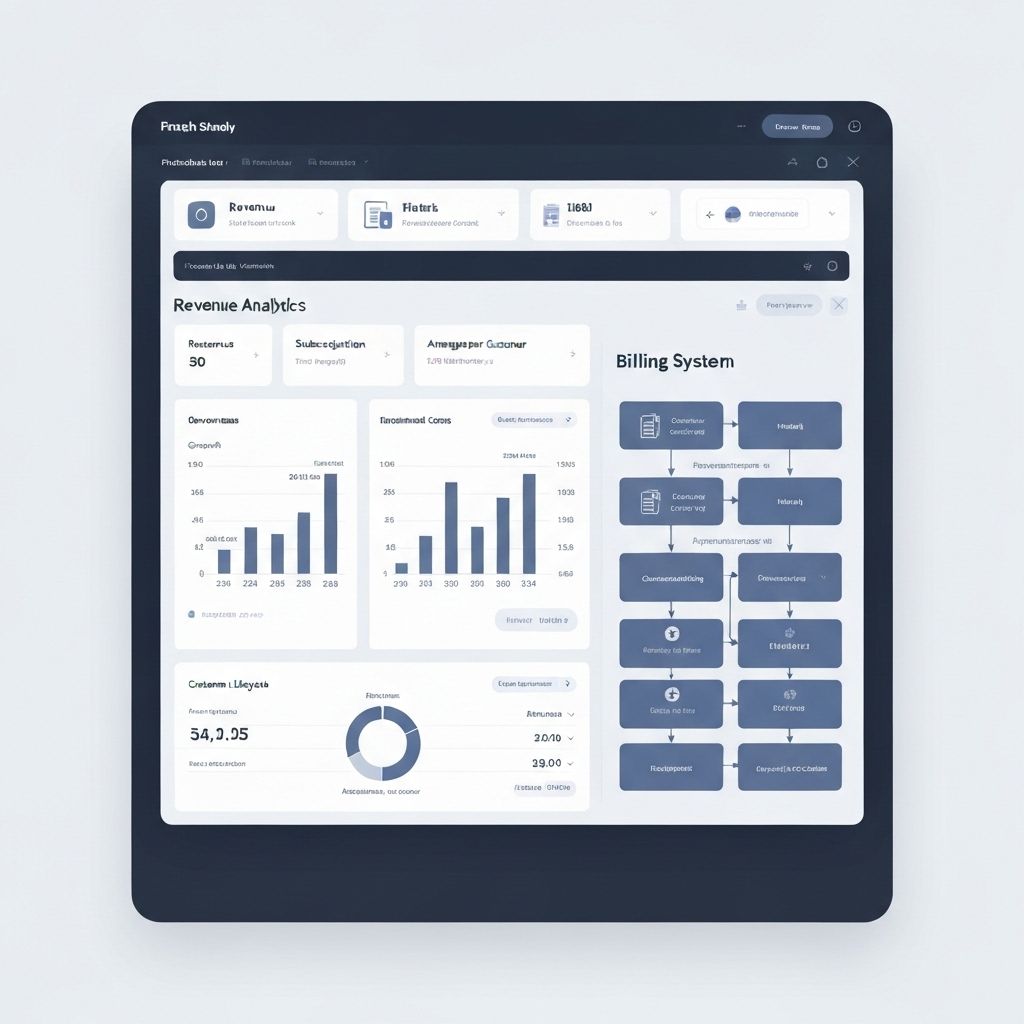 Business dashboard analytics